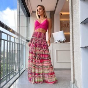 SAIA BOHO TULI SARDENIA PINK