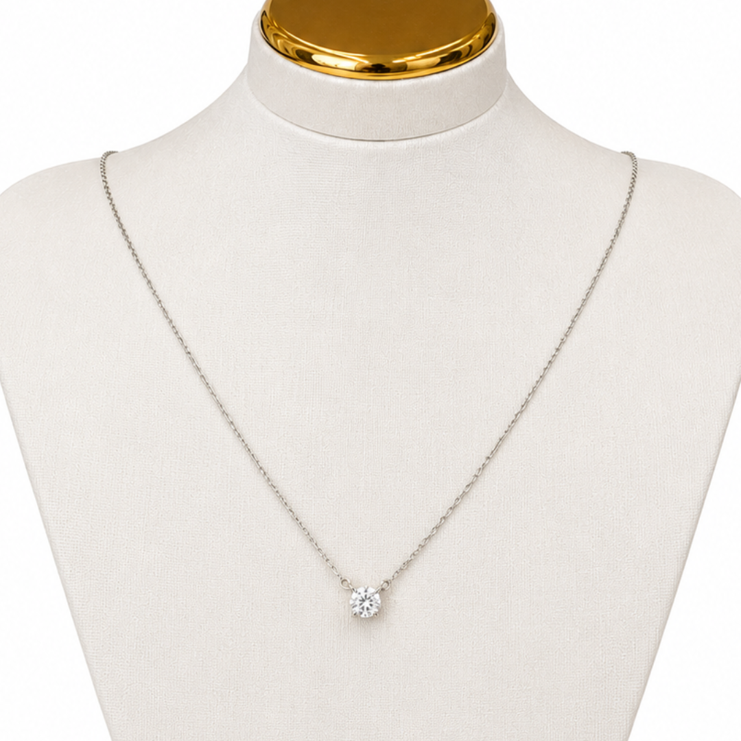 COLAR PONTO DE LUZ MOISSANITE