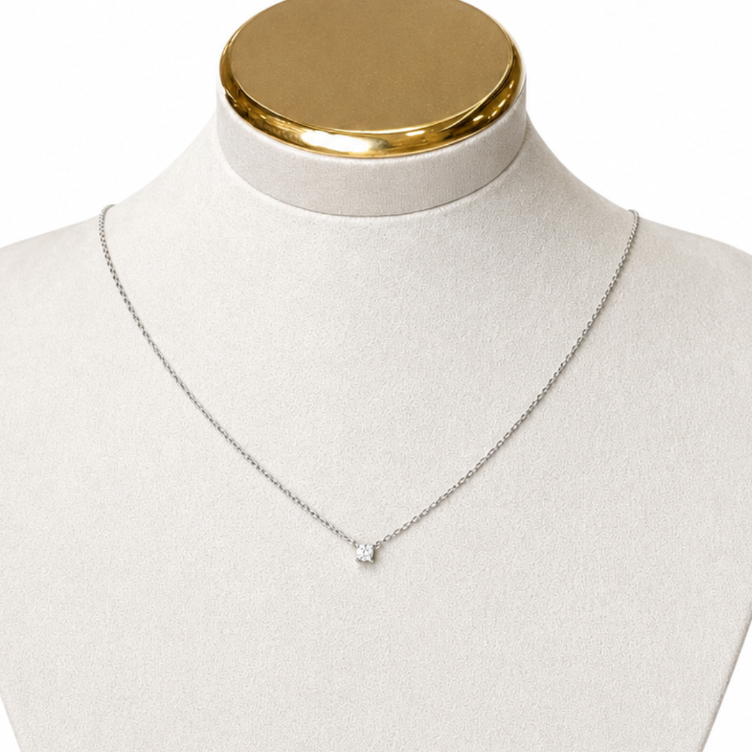 COLAR PONTO DE LUZ MOISSANITE