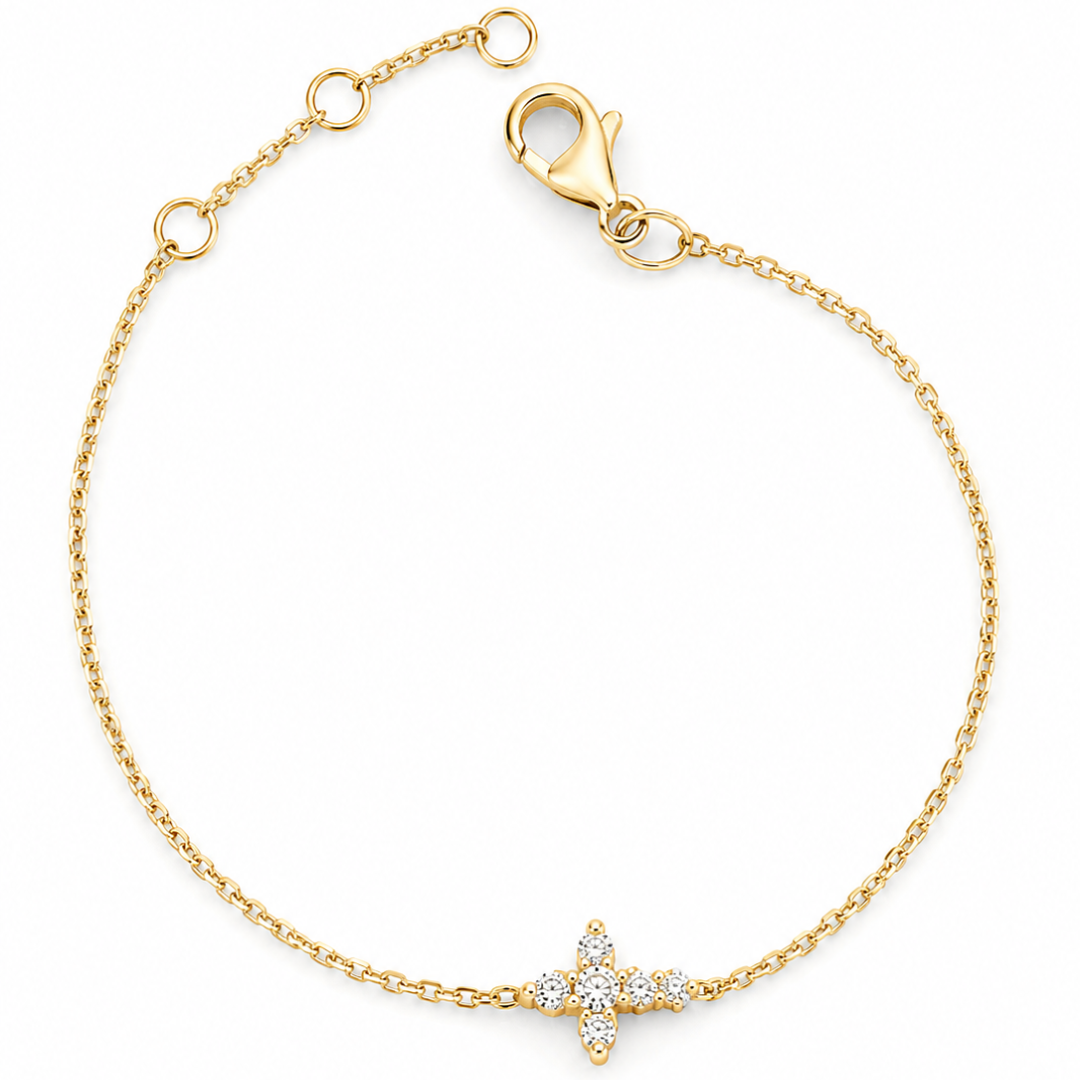 PULSEIRA CRUZ MOISSANITE