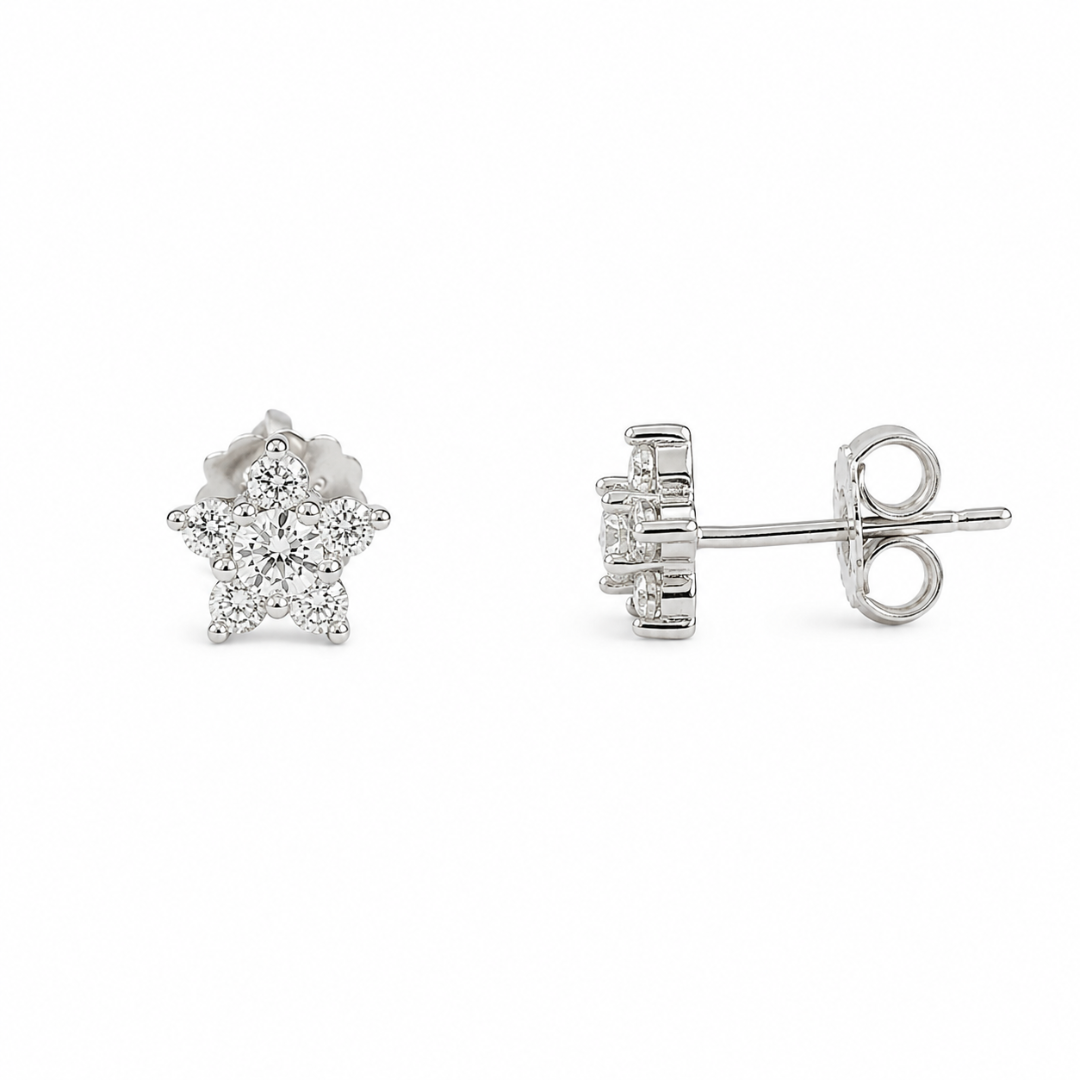 BRINCO FLOR MOISSANITE