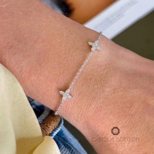 PULSEIRA ESTRELAS EM MOISSSANITE